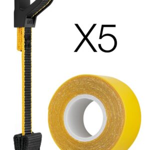 PETZL TOOLINK S Malzeme Askısı ve TOOLTAPE Yapıştırıcı (5'li paket)